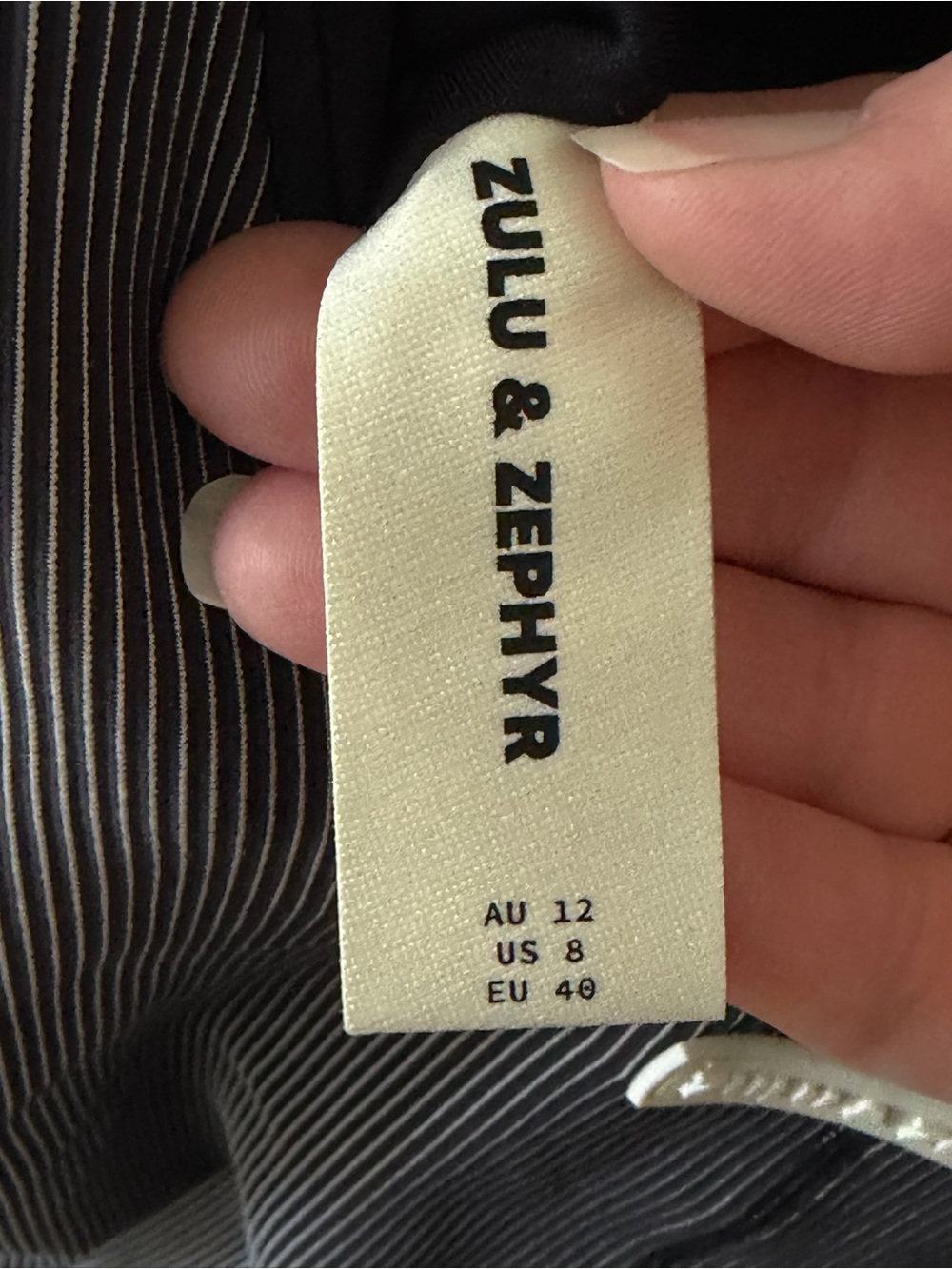 Zulu & Zephyr Ribbed Bodysuit Swimsuit Us Size 8 - Picture 6 of 8